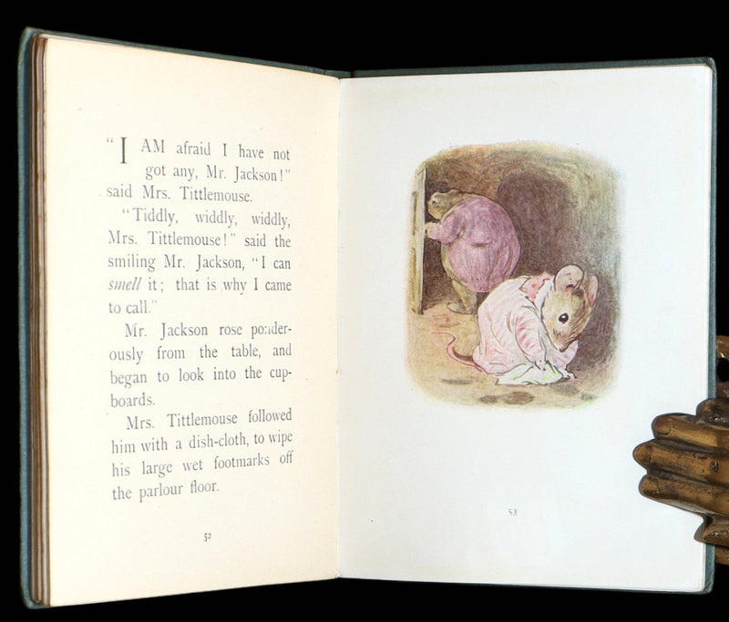 1910 Rare Early Edition - The Tale of Mrs. Tittlemouse by Beatrix Potter