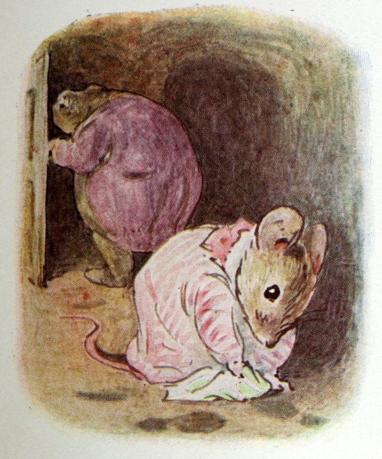1910 Rare Early Edition - The Tale of Mrs. Tittlemouse by Beatrix Potter