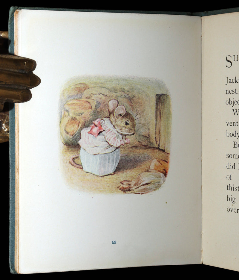 1910 Rare Early Edition - The Tale of Mrs. Tittlemouse by Beatrix Potter