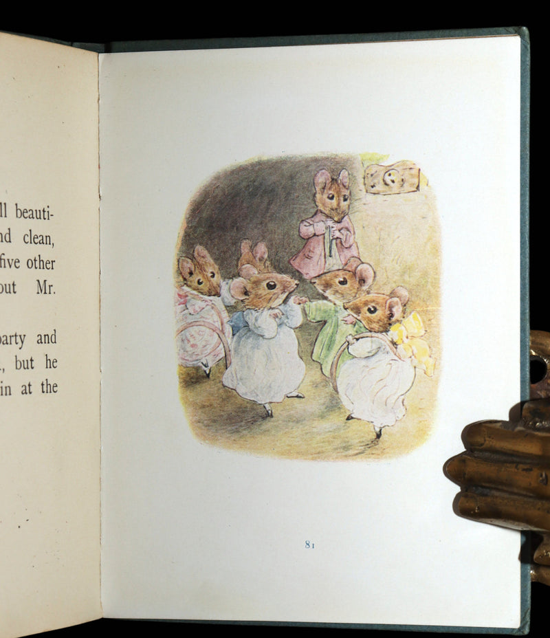 1910 Rare Early Edition - The Tale of Mrs. Tittlemouse by Beatrix Potter