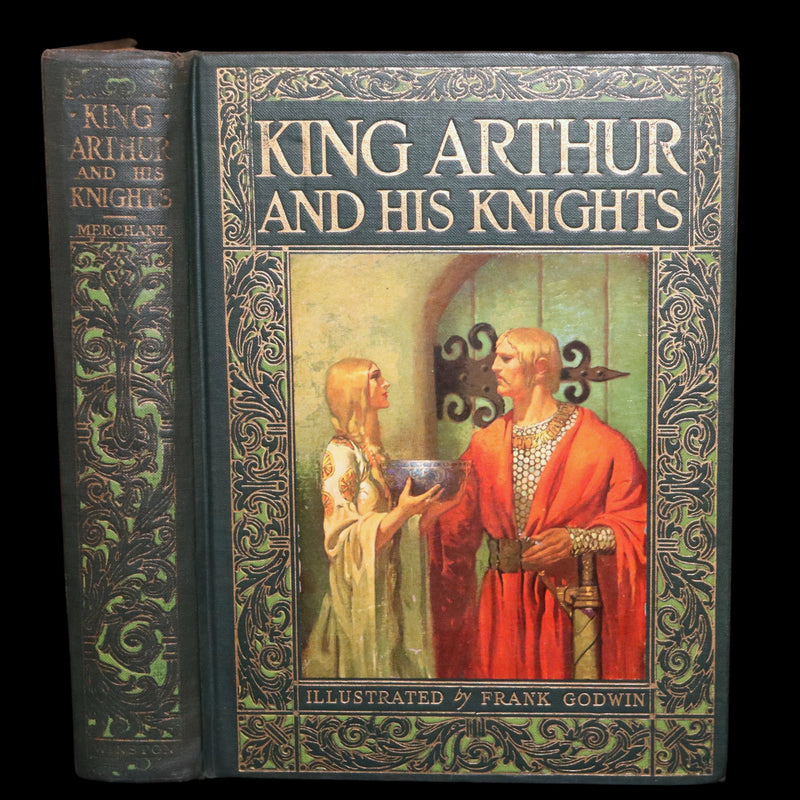 1927 First Edition illustrated by Frank Godwin - King Arthur and His Knights