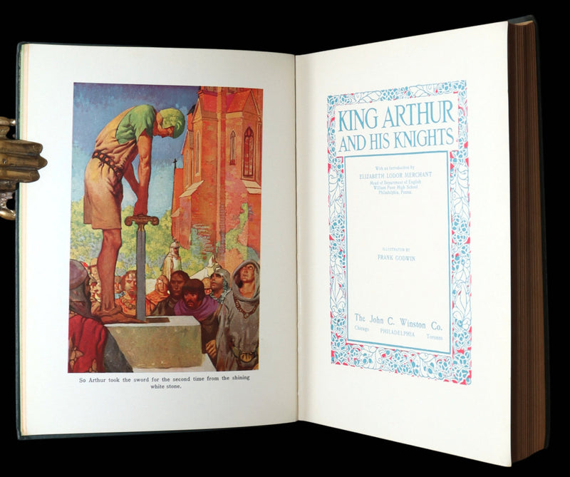 1927 First Edition illustrated by Frank Godwin - King Arthur and His Knights