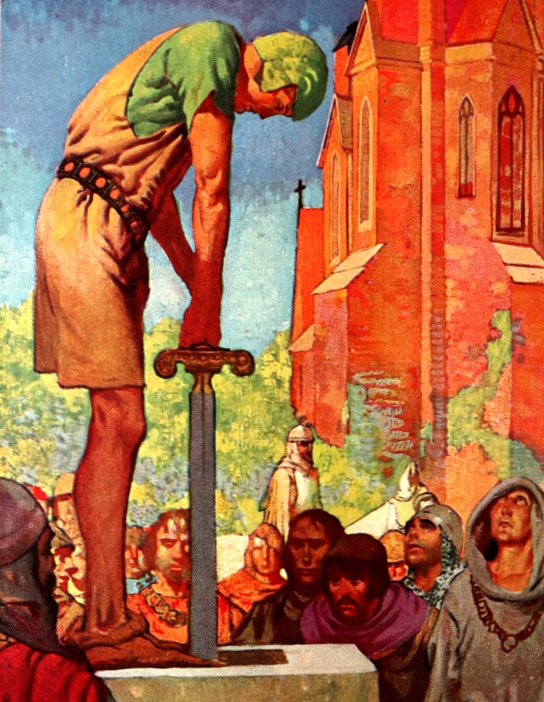 1927 First Edition illustrated by Frank Godwin - King Arthur and His Knights