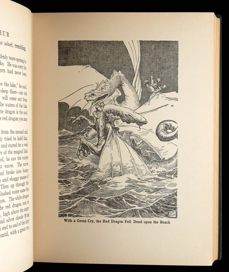 1927 First Edition illustrated by Frank Godwin - King Arthur and His Knights