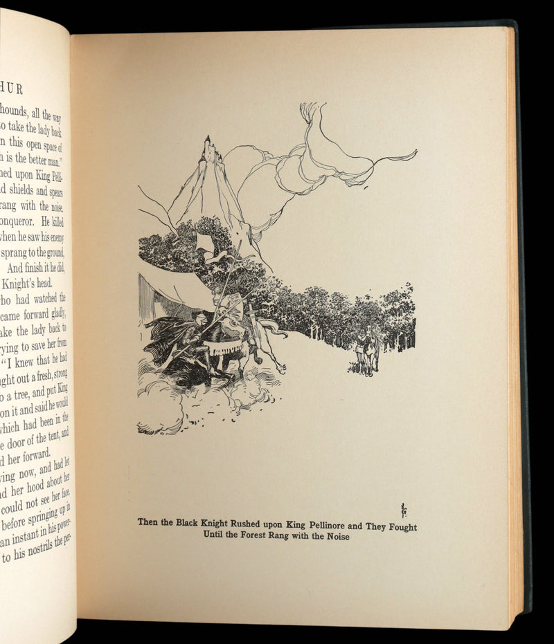 1927 First Edition illustrated by Frank Godwin - King Arthur and His Knights