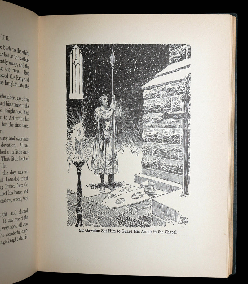 1927 First Edition illustrated by Frank Godwin - King Arthur and His Knights