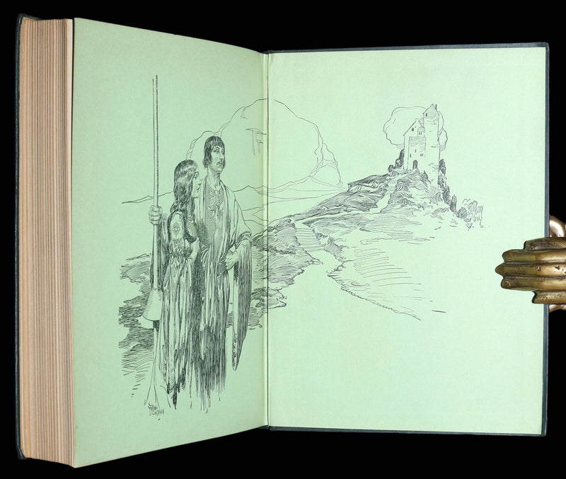1927 First Edition illustrated by Frank Godwin - King Arthur and His Knights