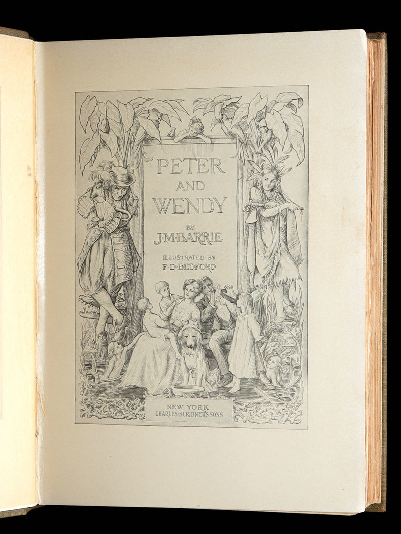 1911 Rare Peter Pan First Edition - Peter and Wendy by James Matthew Barrie