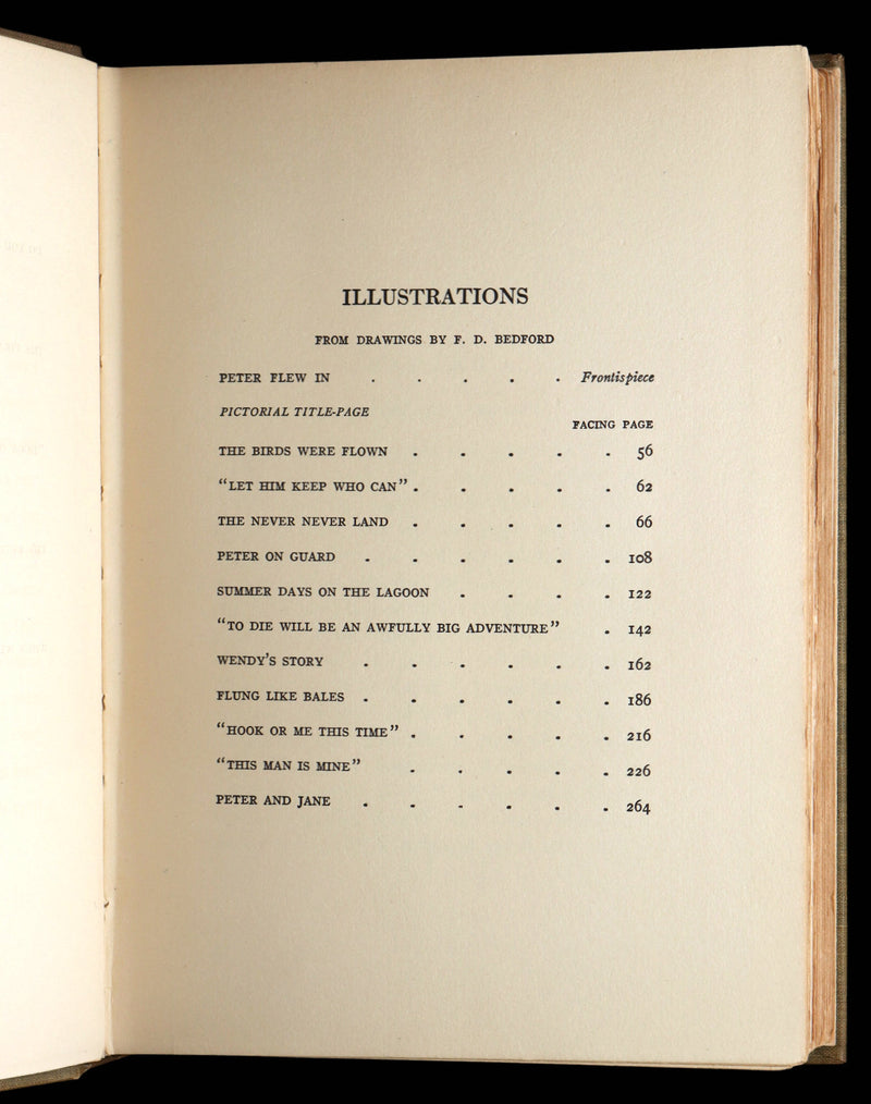 1911 Rare Peter Pan First Edition - Peter and Wendy by James Matthew Barrie