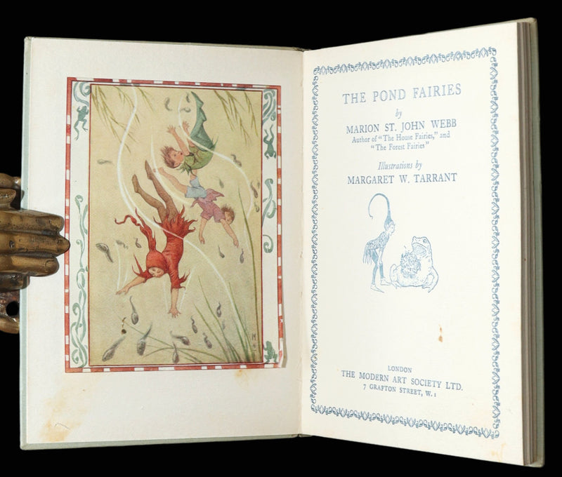 1925 Rare Fairy Book by Marion St. John Webb - The Pond Fairies