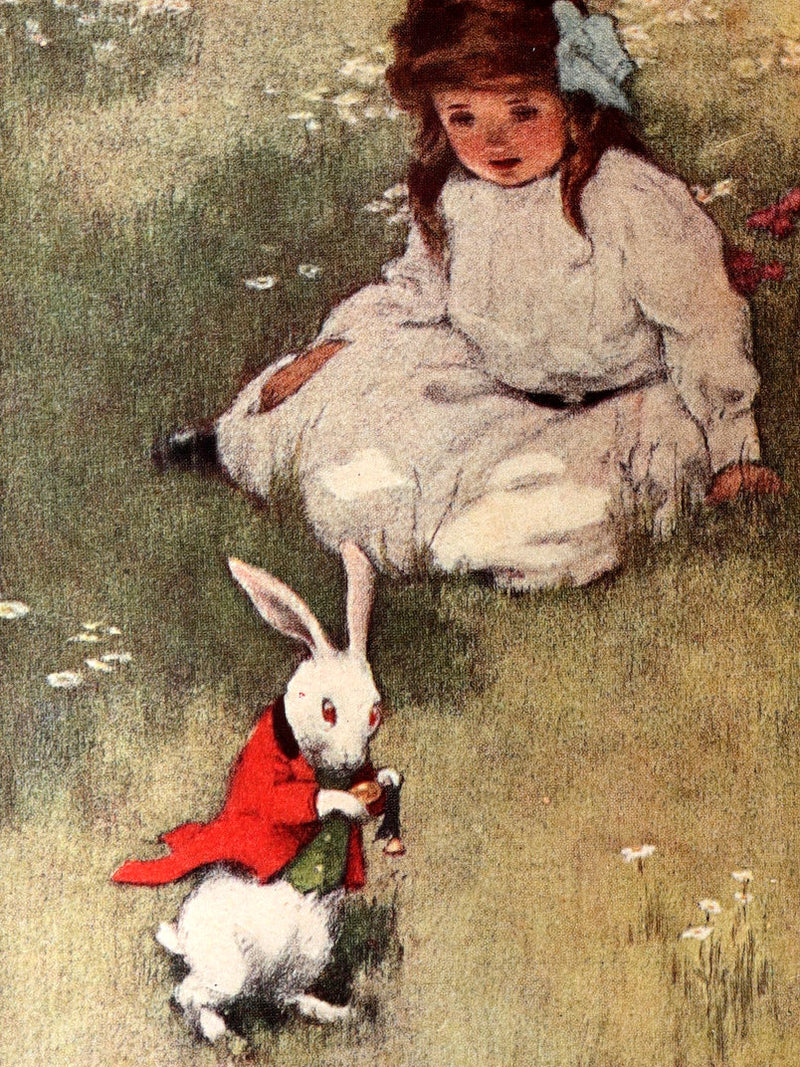 1907 Rare 1stED - Alice in Wonderland Illustrated by Bessie Pease Gutmann