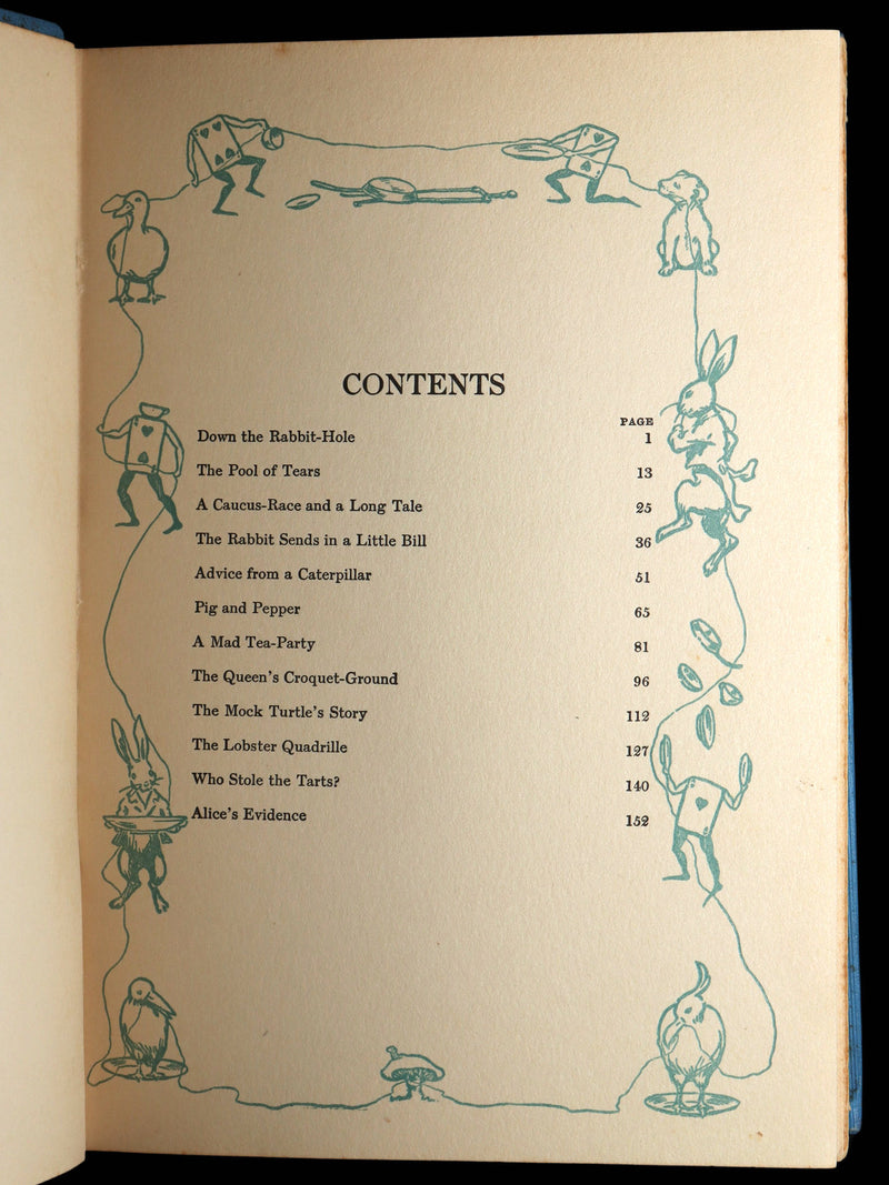1907 Rare 1stED - Alice in Wonderland Illustrated by Bessie Pease Gutmann