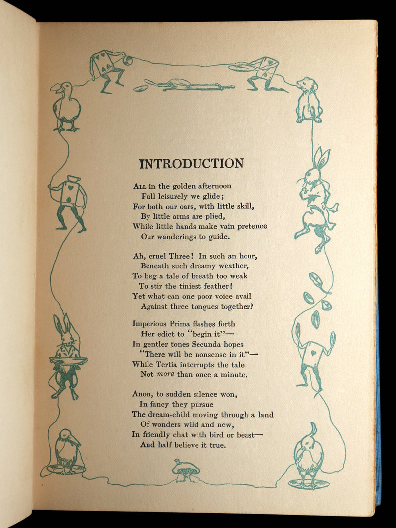 1907 Rare 1stED - Alice in Wonderland Illustrated by Bessie Pease Gutmann