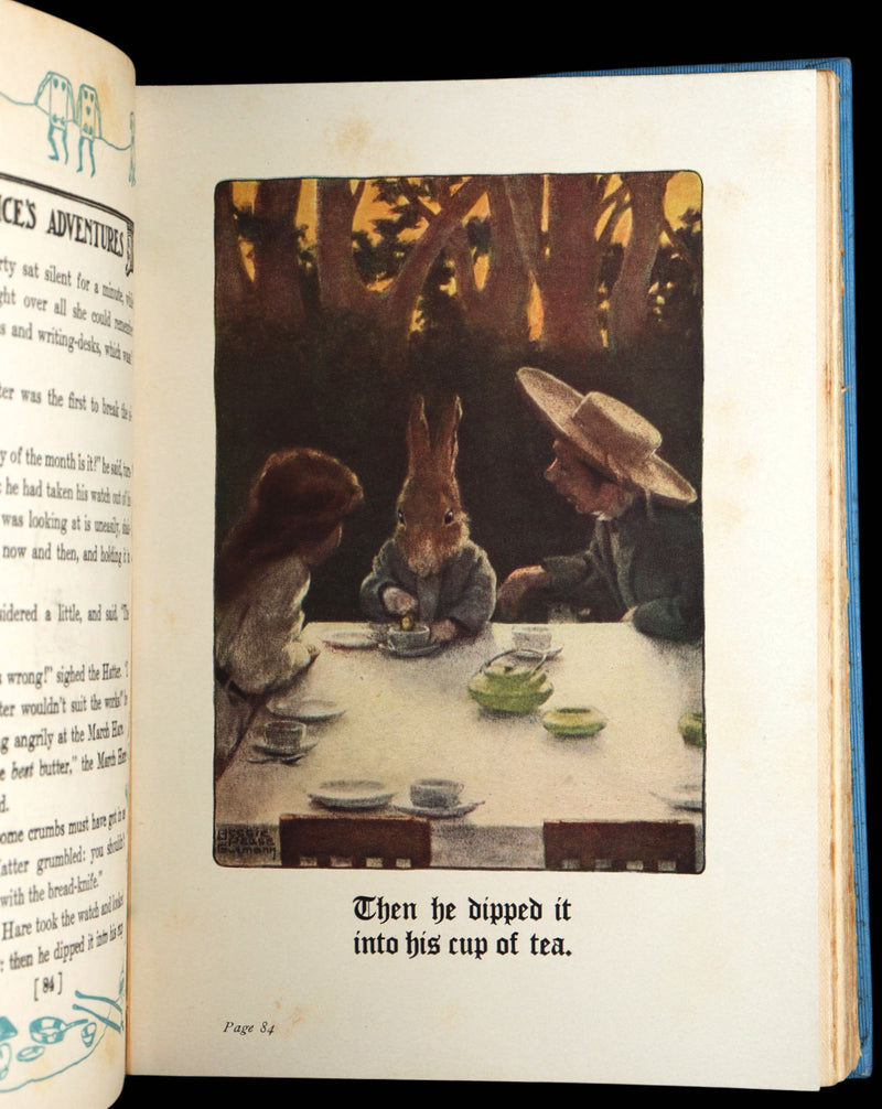 1907 Rare 1stED - Alice in Wonderland Illustrated by Bessie Pease Gutmann