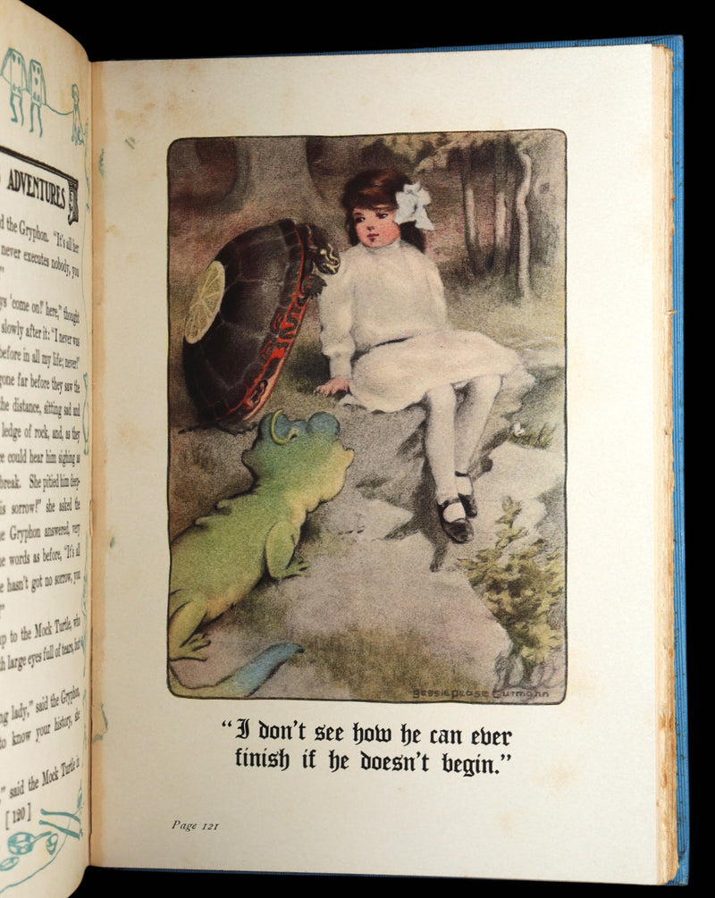 1907 Rare 1stED - Alice in Wonderland Illustrated by Bessie Pease Gutmann