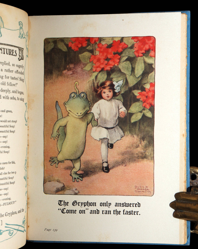 1907 Rare 1stED - Alice in Wonderland Illustrated by Bessie Pease Gutmann