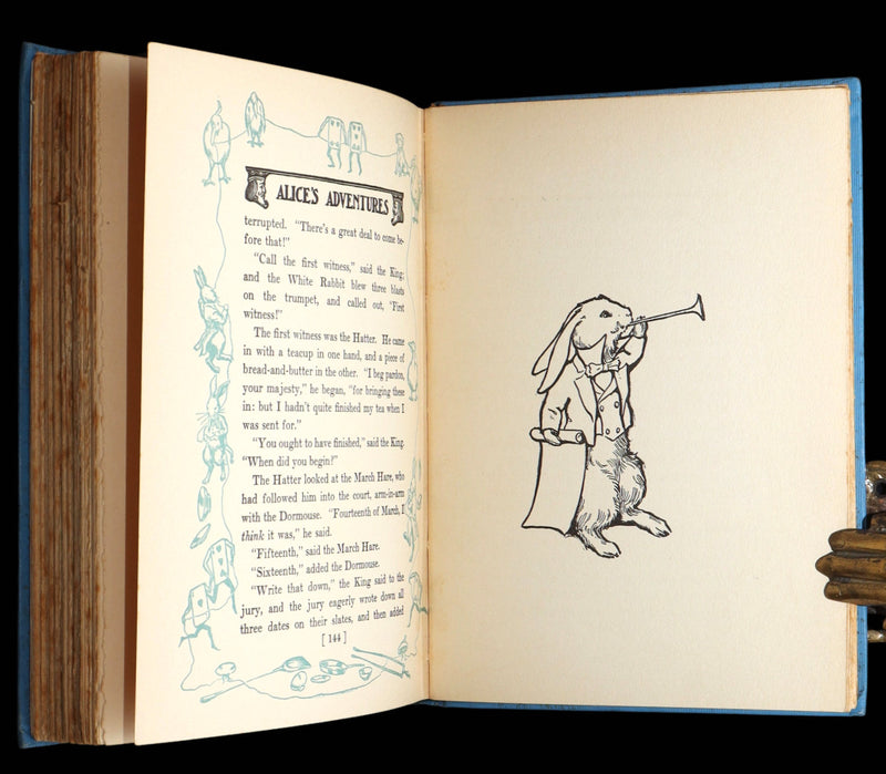 1907 Rare 1stED - Alice in Wonderland Illustrated by Bessie Pease Gutmann