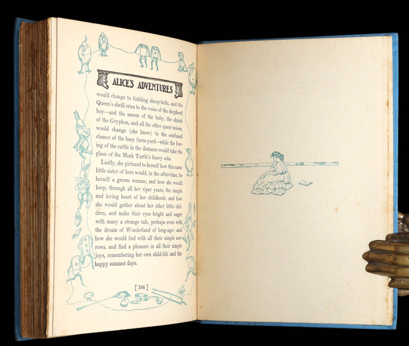 1907 Rare 1stED - Alice in Wonderland Illustrated by Bessie Pease Gutmann