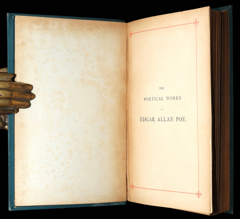 1890 Rare Book - The Poetical Works of Edgar Allan Poe, Illustrated
