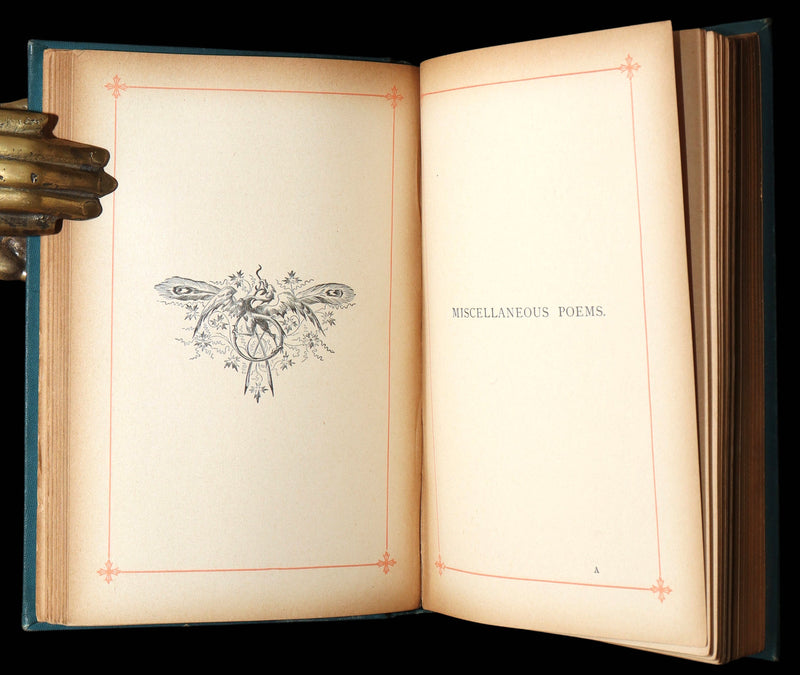 1890 Rare Book - The Poetical Works of Edgar Allan Poe, Illustrated