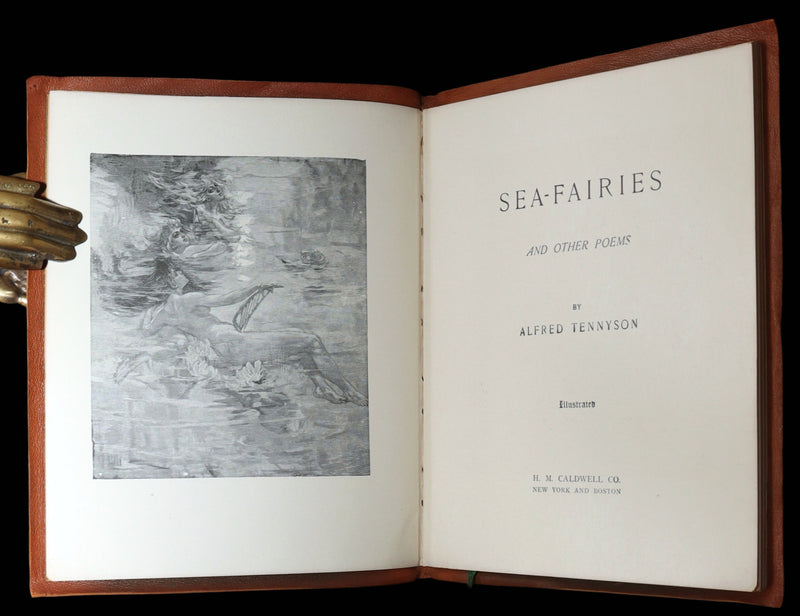 1890 Scarce Gift Edition - Sea-Fairies and Other Poems by Alfred Tennyson