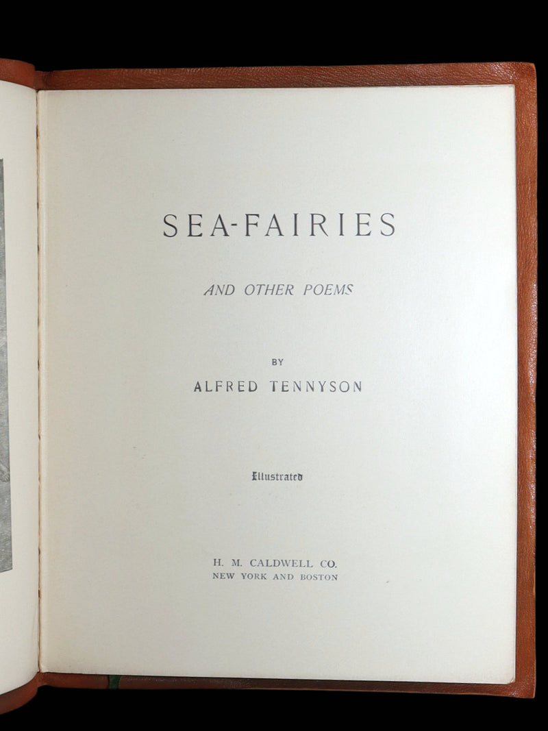 1890 Scarce Gift Edition - Sea-Fairies and Other Poems by Alfred Tennyson