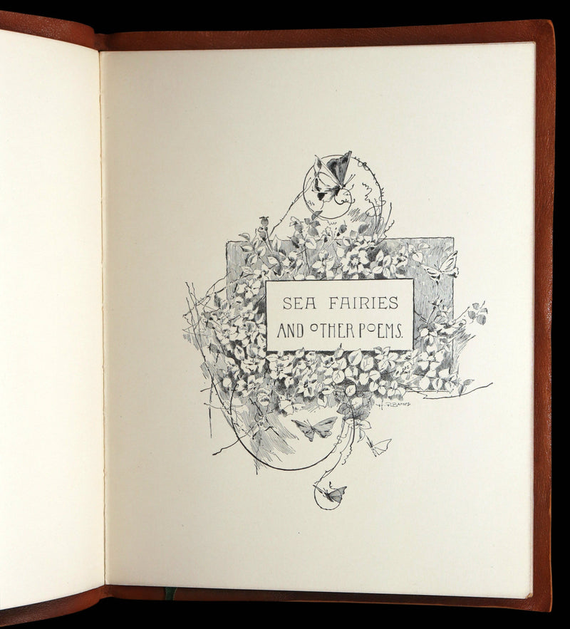 1890 Scarce Gift Edition - Sea-Fairies and Other Poems by Alfred Tennyson