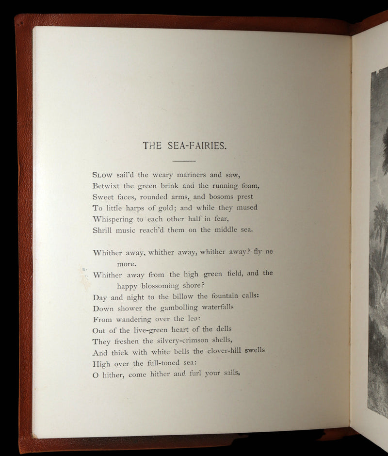1890 Scarce Gift Edition - Sea-Fairies and Other Poems by Alfred Tennyson