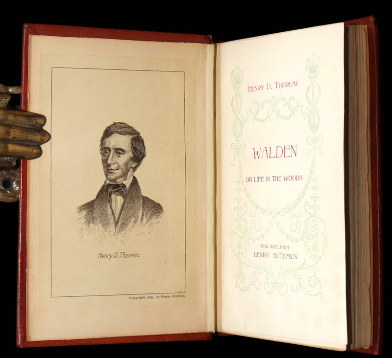 1899 Nice Binding - Walden; or, Life in the Woods by Henry David Thoreau