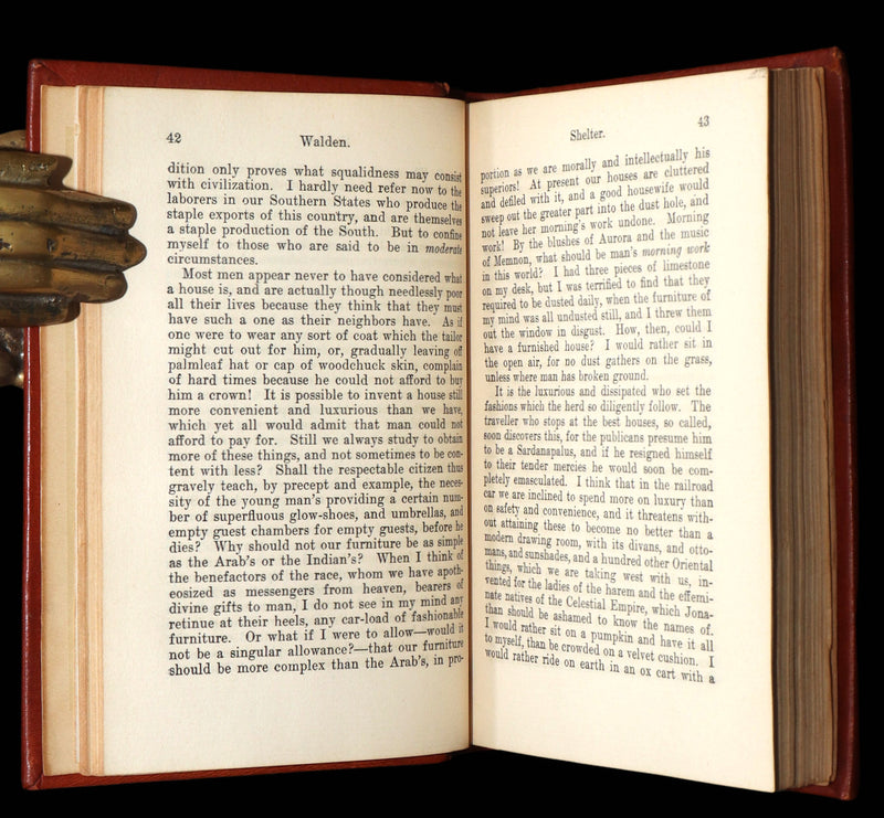 1899 Nice Binding - Walden; or, Life in the Woods by Henry David Thoreau
