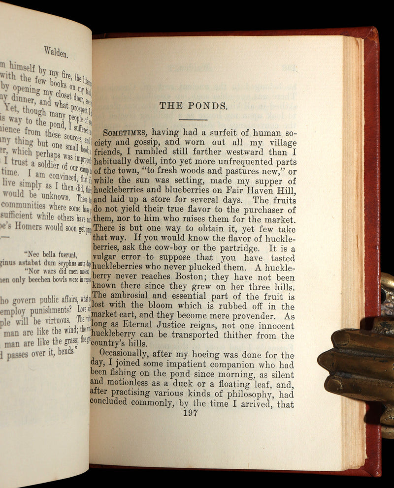 1899 Nice Binding - Walden; or, Life in the Woods by Henry David Thoreau