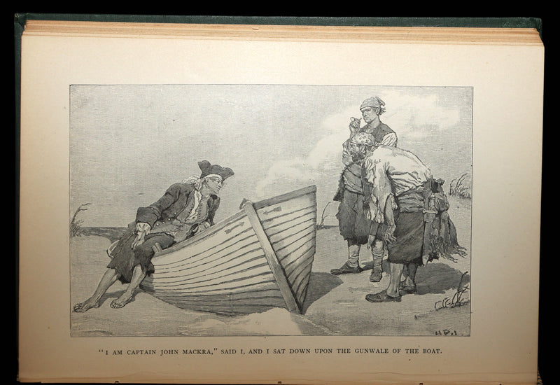 1888 Rare First Edition- The Rose of Paradise, A Pirate Adventure by Howard Pyle