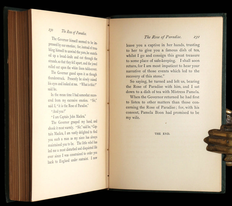 1888 Rare First Edition- The Rose of Paradise, A Pirate Adventure by Howard Pyle