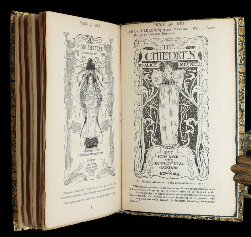 1897 First Edition bound by Bayntun-Rivière - The Children by Alice Meynell