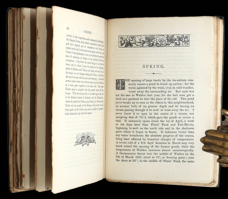 1886 Rare First UK Edition - Walden by Henry David Thoreau