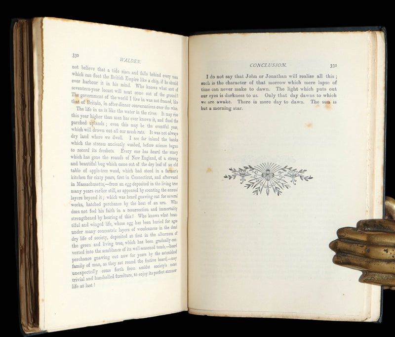 1886 Rare First UK Edition - Walden by Henry David Thoreau