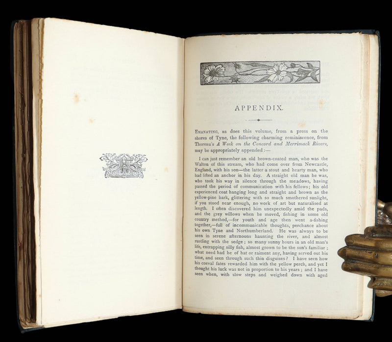 1886 Rare First UK Edition - Walden by Henry David Thoreau