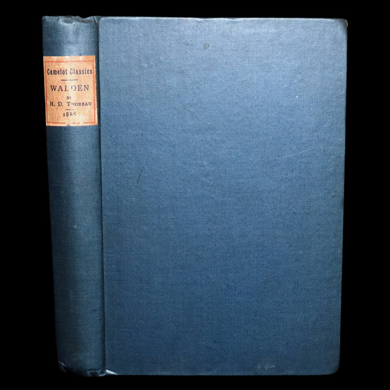 1886 Rare First UK Edition - Walden by Henry David Thoreau