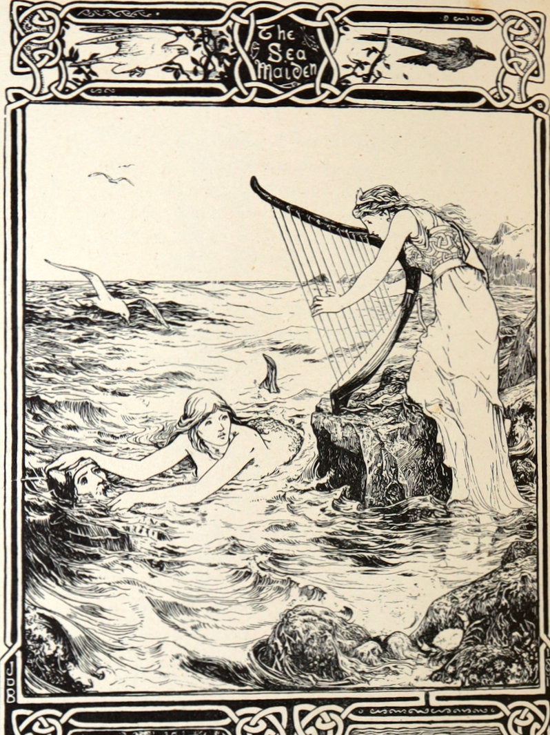 1895 Rare Book - Celtic Fairy Tales by J. Jacobs illustrated by John D. Batten