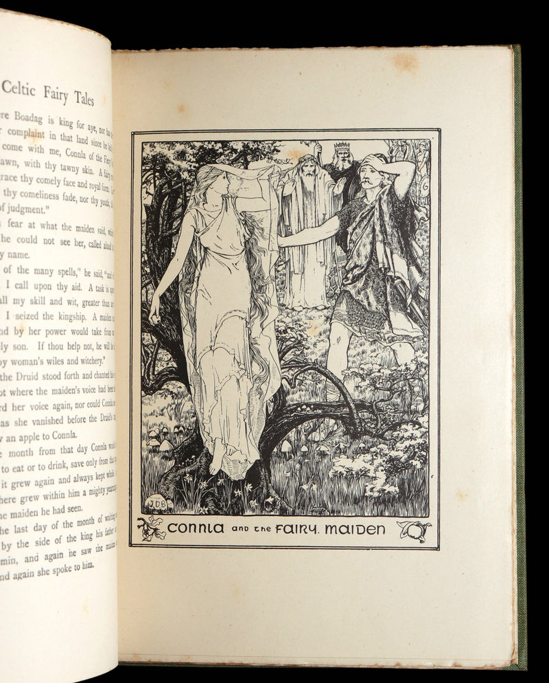 1895 Rare Book - Celtic Fairy Tales by J. Jacobs illustrated by John D. Batten