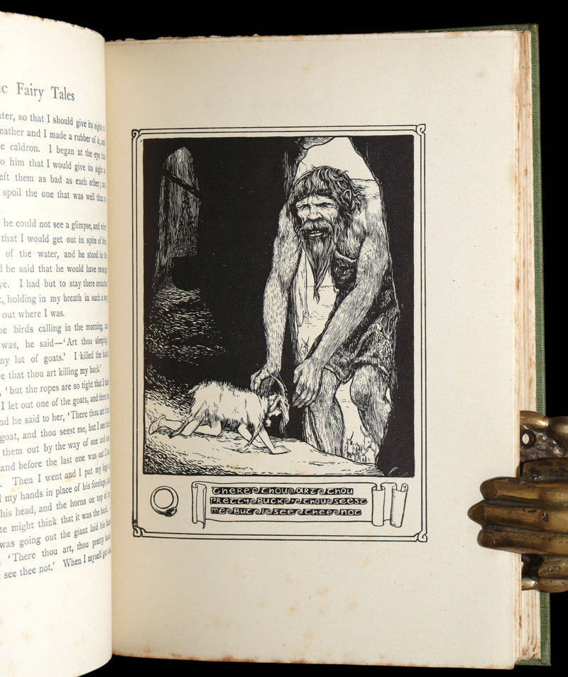 1895 Rare Book - Celtic Fairy Tales by J. Jacobs illustrated by John D. Batten