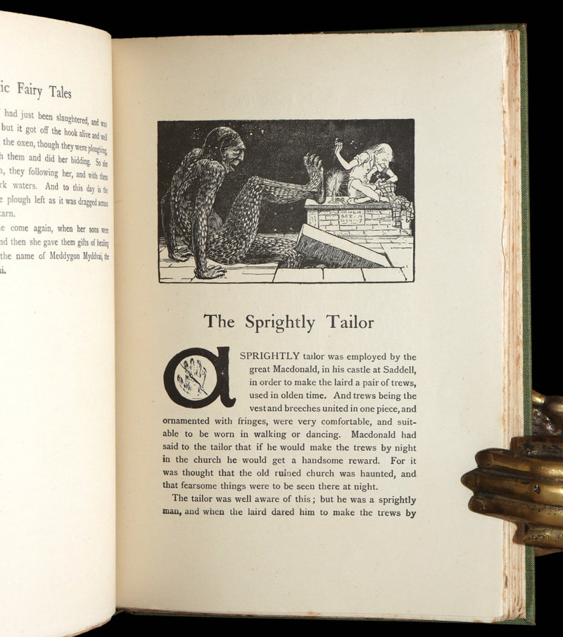 1895 Rare Book - Celtic Fairy Tales by J. Jacobs illustrated by John D. Batten