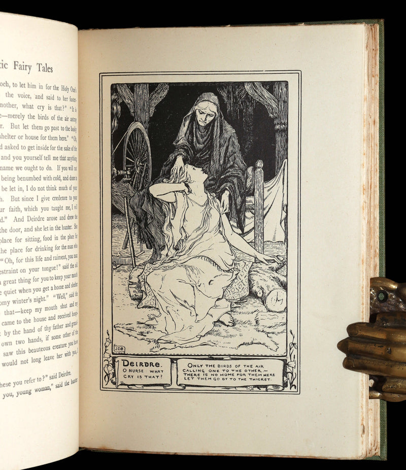 1895 Rare Book - Celtic Fairy Tales by J. Jacobs illustrated by John D. Batten