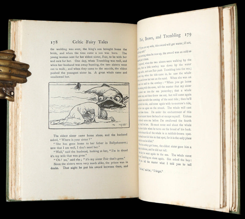 1895 Rare Book - Celtic Fairy Tales by J. Jacobs illustrated by John D. Batten