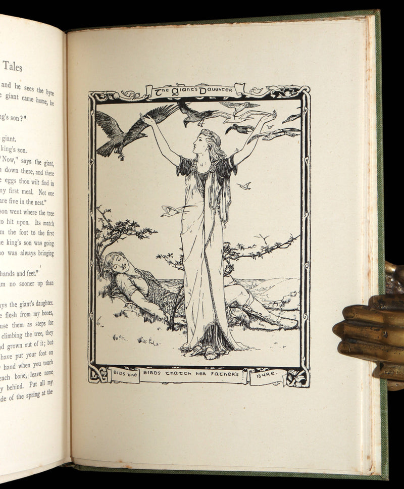 1895 Rare Book - Celtic Fairy Tales by J. Jacobs illustrated by John D. Batten