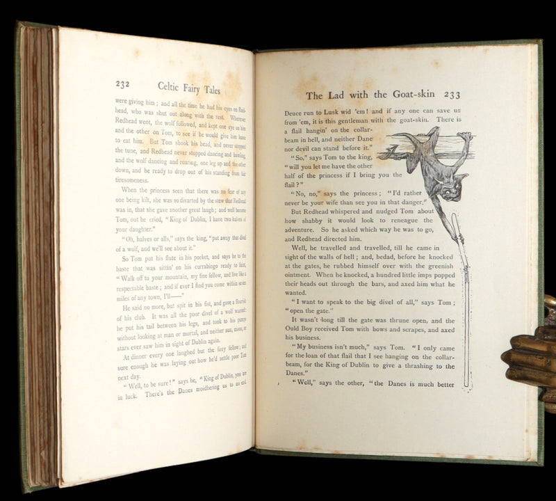 1895 Rare Book - Celtic Fairy Tales by J. Jacobs illustrated by John D. Batten