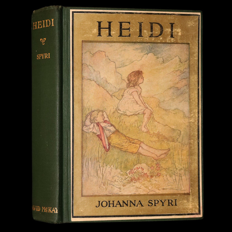 1920 Rare Book - Heidi by Johanna Spyri illustreated by Lizzie Lawson
