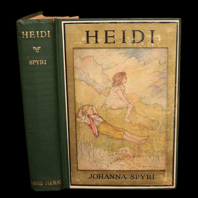 1920 Rare Book - Heidi by Johanna Spyri illustreated by Lizzie Lawson