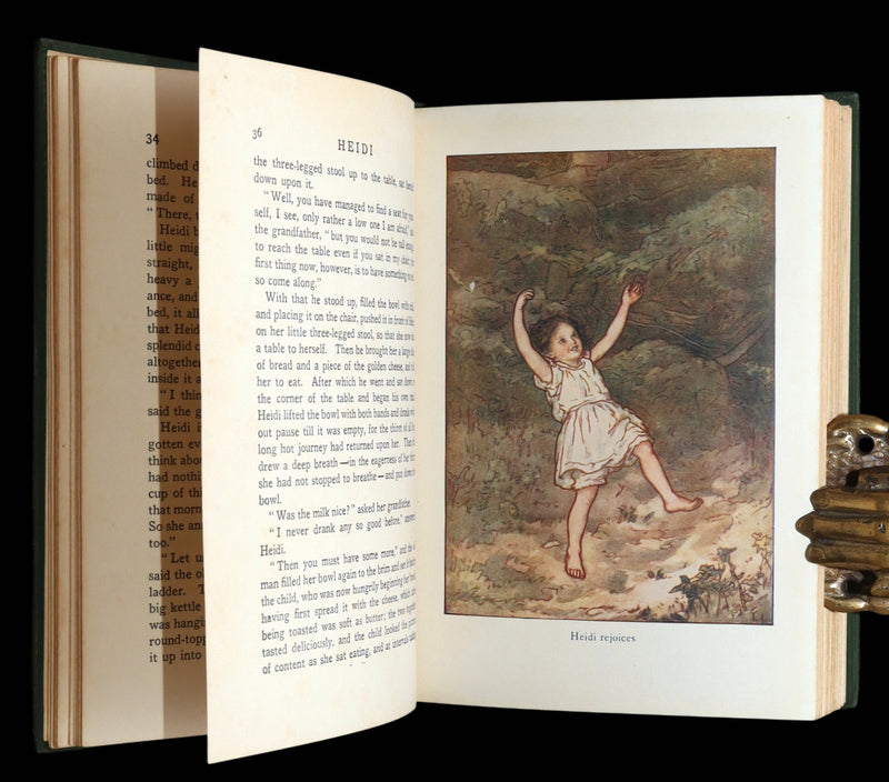 1920 Rare Book - Heidi by Johanna Spyri illustreated by Lizzie Lawson