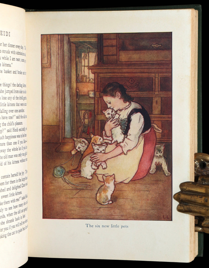 1920 Rare Book - Heidi by Johanna Spyri illustreated by Lizzie Lawson